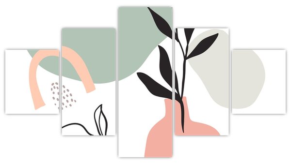 Obraz - Kwiaty w wazonie N⁰3 (125x70 cm)