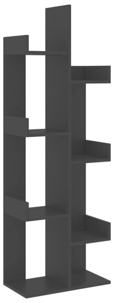 Regał na książki, czarny 48x25,5x140 cm materiał drewnopochodny