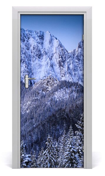 Naklejka na drzwi samoprzylepna Giewont Tatry