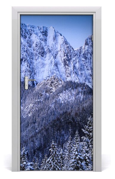 Naklejka na drzwi samoprzylepna Giewont Tatry