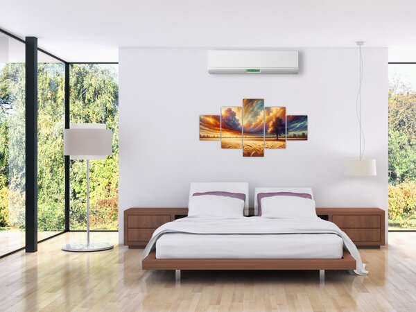 Obraz – Drzewo na polu (125x70 cm)