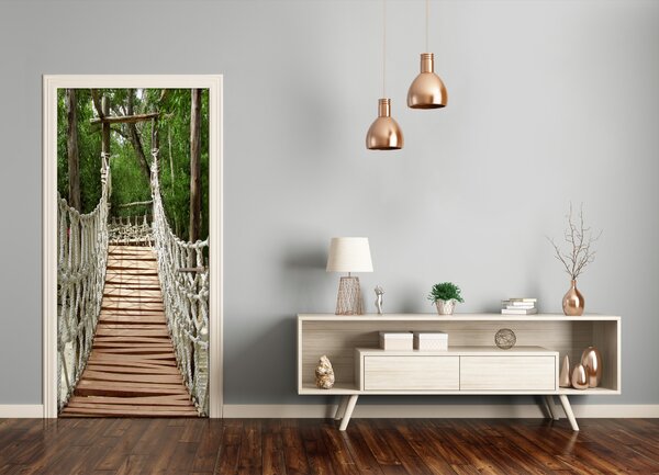Fototapeta samoprzylepna na drzwi Most linowy