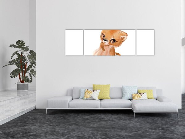 Obraz - Zwierzątko akwarelowe N⁰6 (170x50 cm)