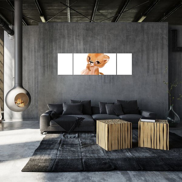 Obraz - Zwierzątko akwarelowe N⁰6 (170x50 cm)