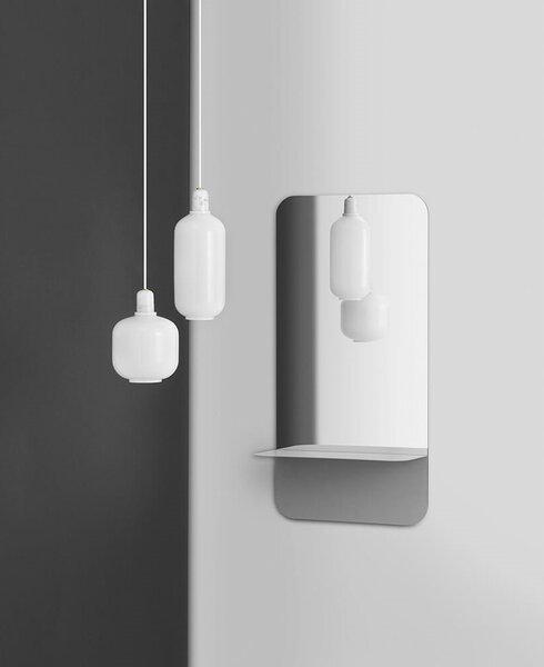 Normann Copenhagen - Amp Lampa Wisząca Large Biało/Biała