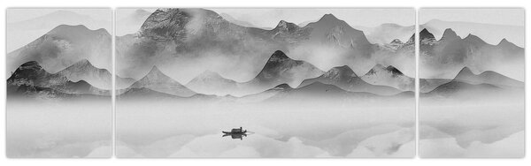 Obraz - Japońskie jezioro (170x50 cm)