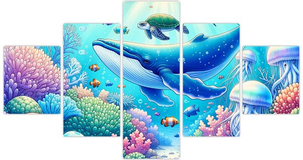 Obraz – Podwodny świat (125x70 cm)
