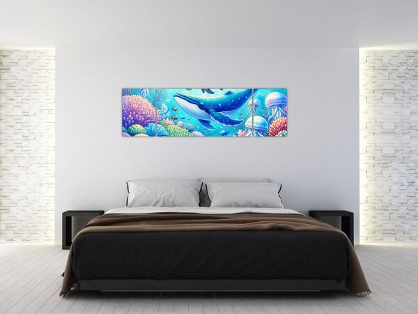 Obraz – Podwodny świat (170x50 cm)