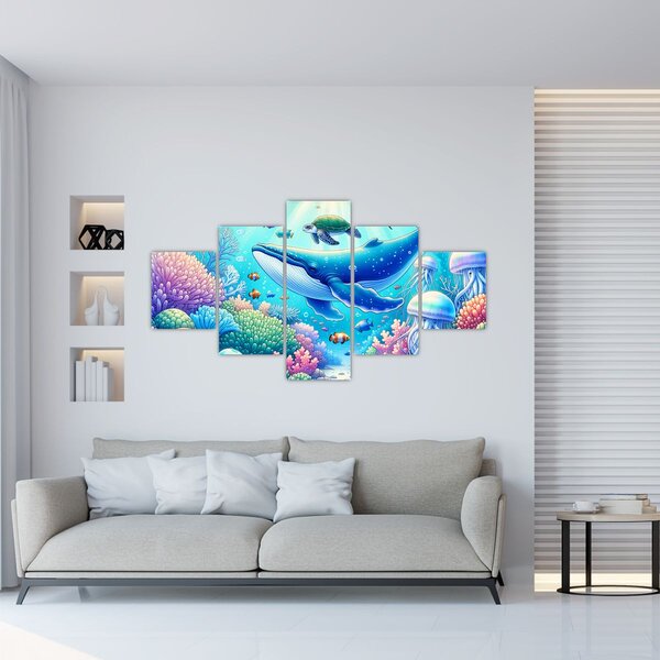Obraz – Podwodny świat (125x70 cm)