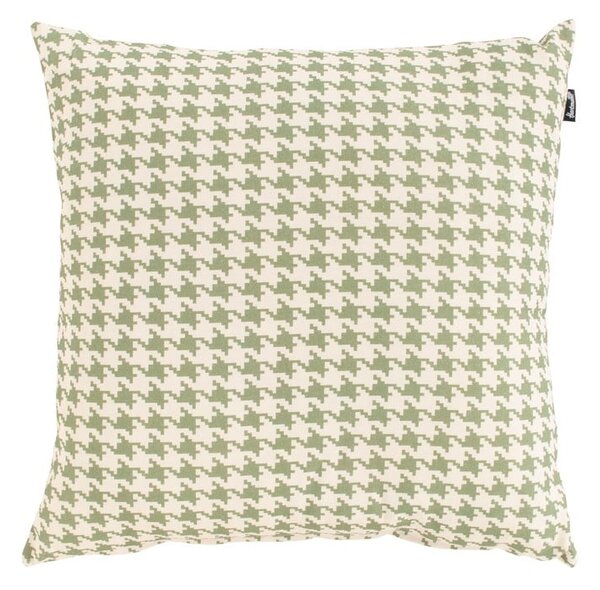 Zielono-biała poduszka ogrodowa Hartman Poule, 50x50 cm