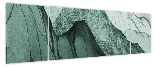 Obraz - Emerald Mountains N⁰2 (170x50 cm)