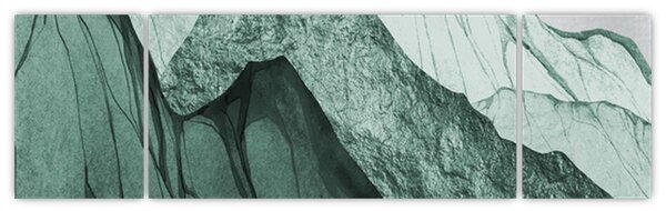 Obraz - Emerald Mountains N⁰2 (170x50 cm)