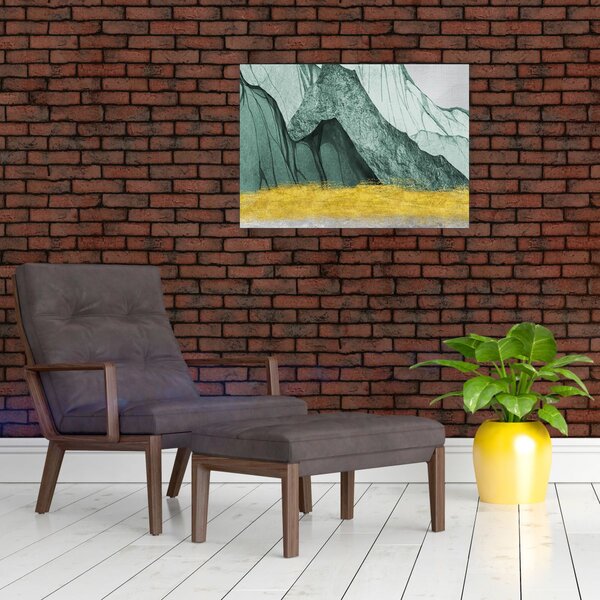 Obraz - Emerald Mountains N⁰2 (70x50 cm)