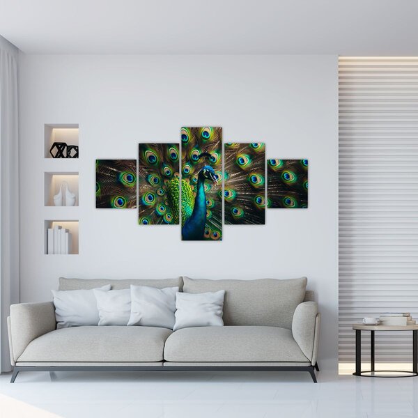 Obraz – Paw (125x70 cm)