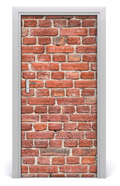 Naklejka fototapeta na drzwi Ceglana ściana