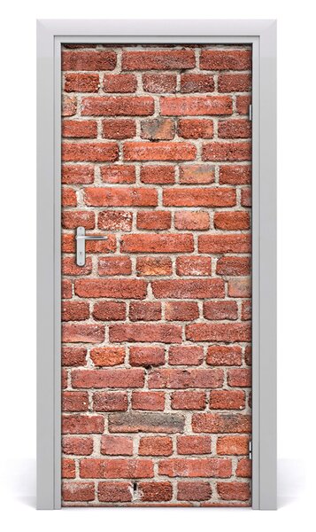 Naklejka fototapeta na drzwi Ceglana ściana