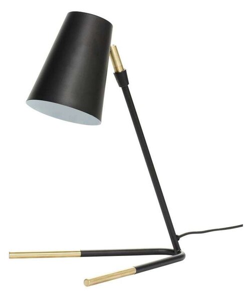 Hübsch - Lampa Stołowa Black/Brass