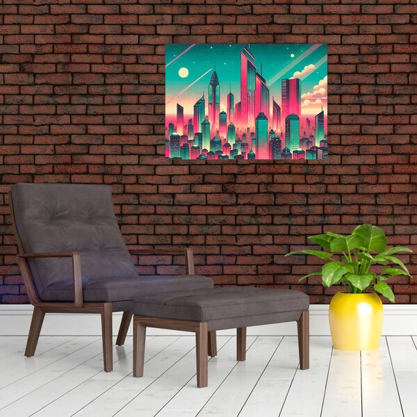 Obraz – Metropolia w stylu pop-art (70x50 cm)