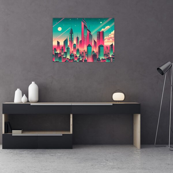 Obraz – Metropolia w stylu pop-art (70x50 cm)
