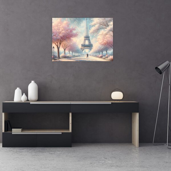 Obraz – Wiosna w Paryżu (70x50 cm)