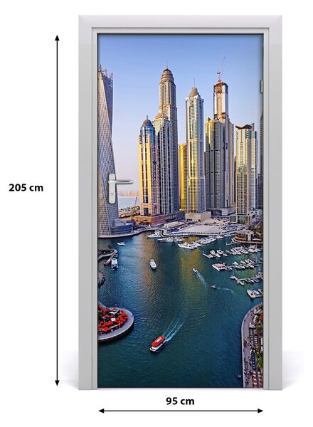 Fototapeta samoprzylepna na drzwi Zatoka Dubaj