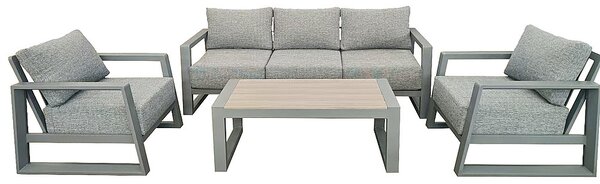 Luksusowy zestaw aluminiowy FLORIDA dla 5 osób