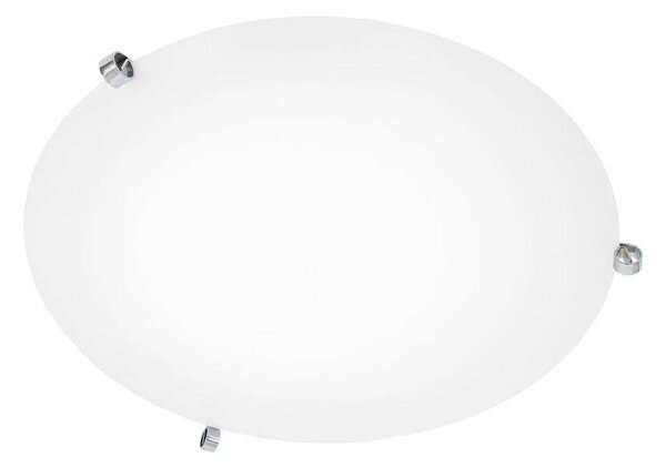 Konsthantverk - Ögla Lampa Sufitowa Ø45 Chrome/White