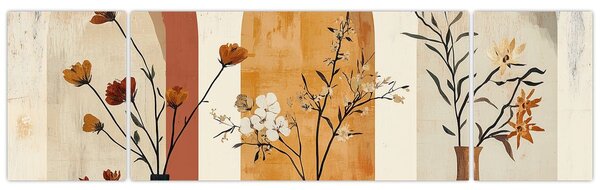 Obraz - Wazony w łukach (170x50 cm)