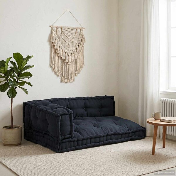 Poduszka do sofy paletowej 3 pcs antracytowy 120 x 80 x 38 cm