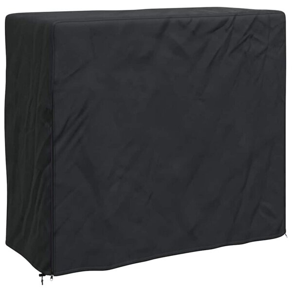 Pokrowiec na ruszt do drewna kominkowego wodoodporny 61 x 122 x 106 cm czarny