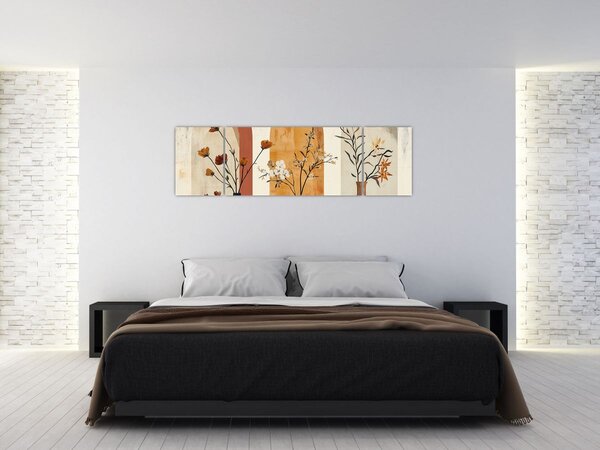 Obraz - Wazony w łukach (170x50 cm)