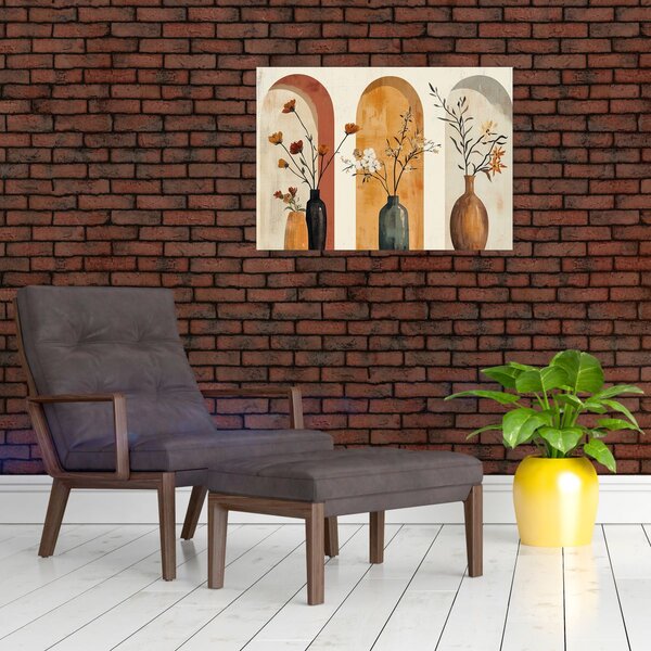 Obraz - Wazony w łukach (70x50 cm)