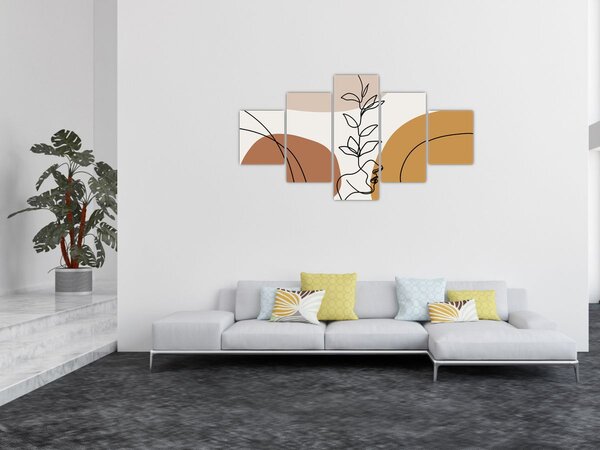 Obraz - Kształty Boho (125x70 cm)