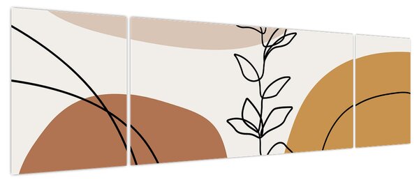 Obraz - Kształty Boho (170x50 cm)