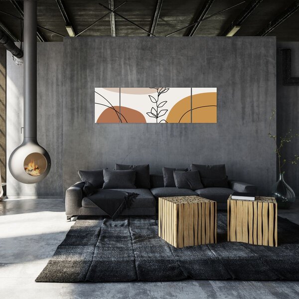 Obraz - Kształty Boho (170x50 cm)