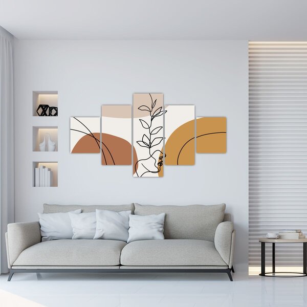 Obraz - Kształty Boho (125x70 cm)