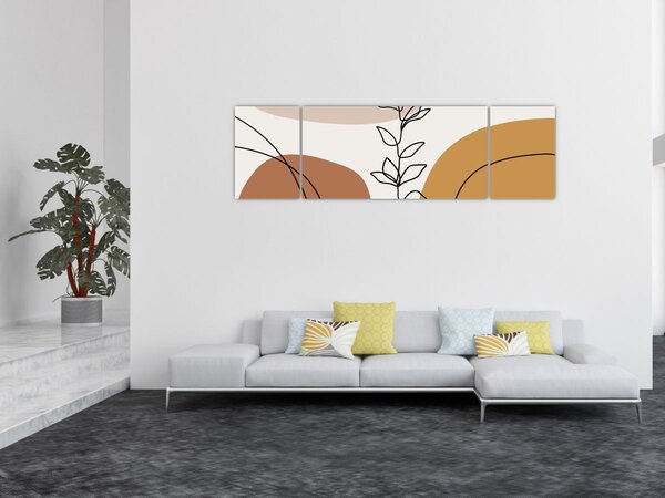 Obraz - Kształty Boho (170x50 cm)
