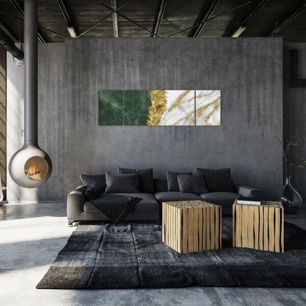 Obraz - Zielony marmur N⁰1 (170x50 cm)