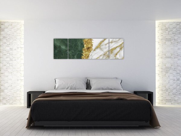 Obraz - Zielony marmur N⁰1 (170x50 cm)