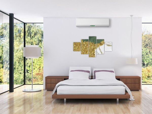Obraz - Zielony marmur N⁰2 (125x70 cm)