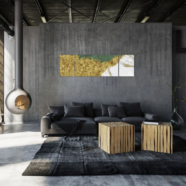 Obraz - Zielony marmur N⁰2 (170x50 cm)