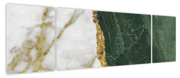 Obraz - Zielony marmur N⁰3 (170x50 cm)