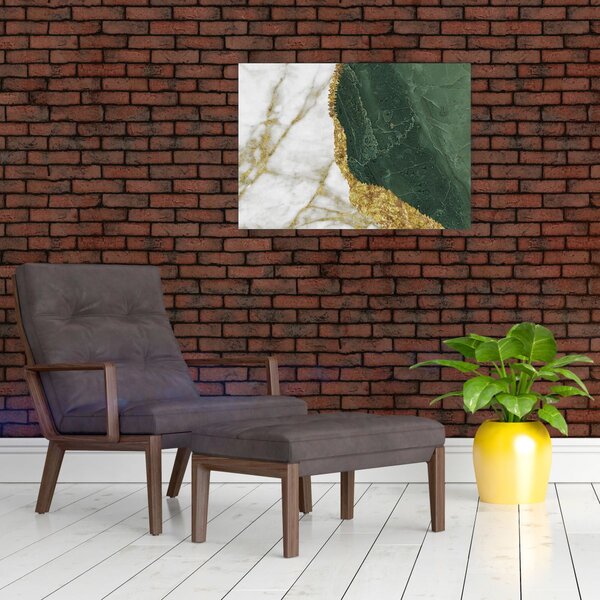 Obraz - Zielony marmur N⁰3 (70x50 cm)