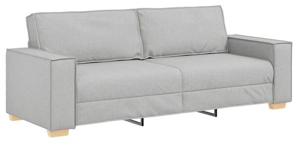 Sofa 3-osobowa cloud grey 220x78x84 cm tkanina