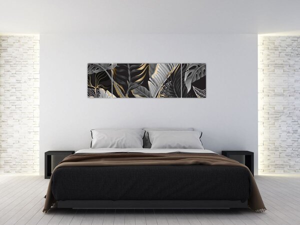Obraz - Złota dżungla (170x50 cm)