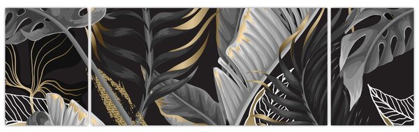 Obraz - Złota dżungla (170x50 cm)