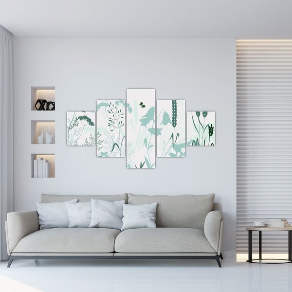 Obraz - Wektor łąki (125x70 cm)