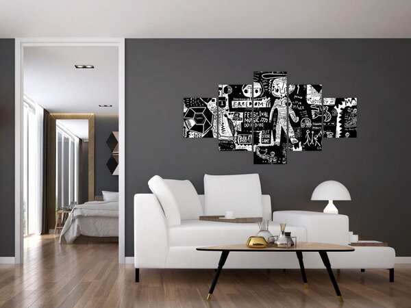 Obraz - Graffiti (125x70 cm)