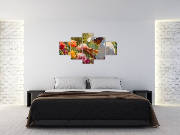 Obraz - Ogrodnik (125x70 cm)