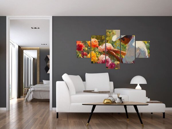 Obraz - Ogrodnik (125x70 cm)